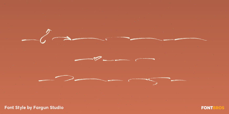 Hokagata Brush Swashes Poster