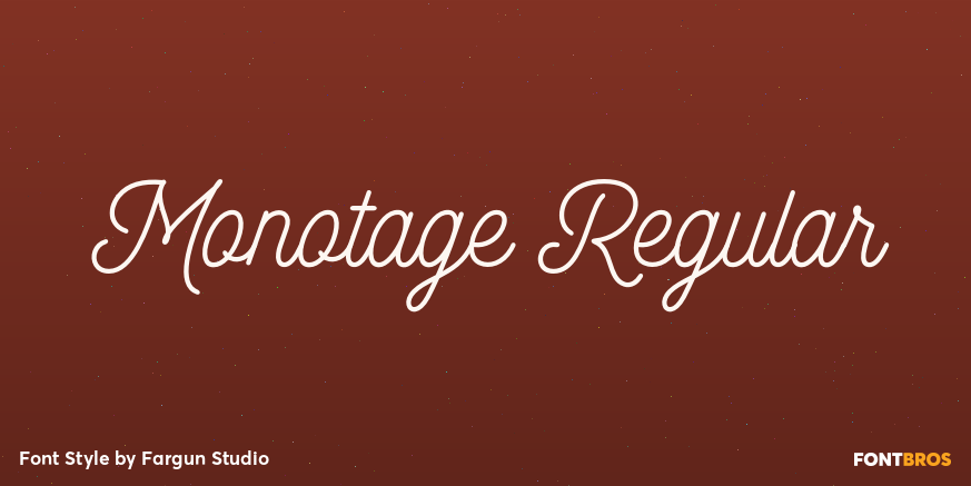 Monotage Regular Poster