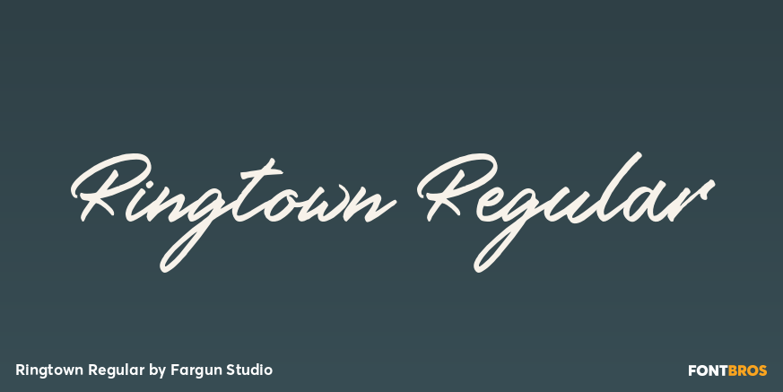 Ringtown Regular Font Poster #1