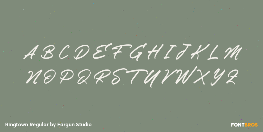 Ringtown Regular Font Poster #2