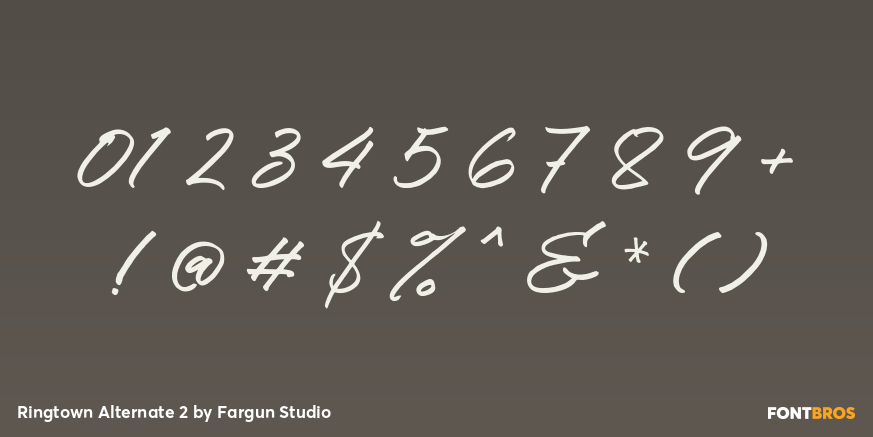 Ringtown Alternate 2 Font Poster #4