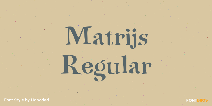 Matrijs Regular Poster