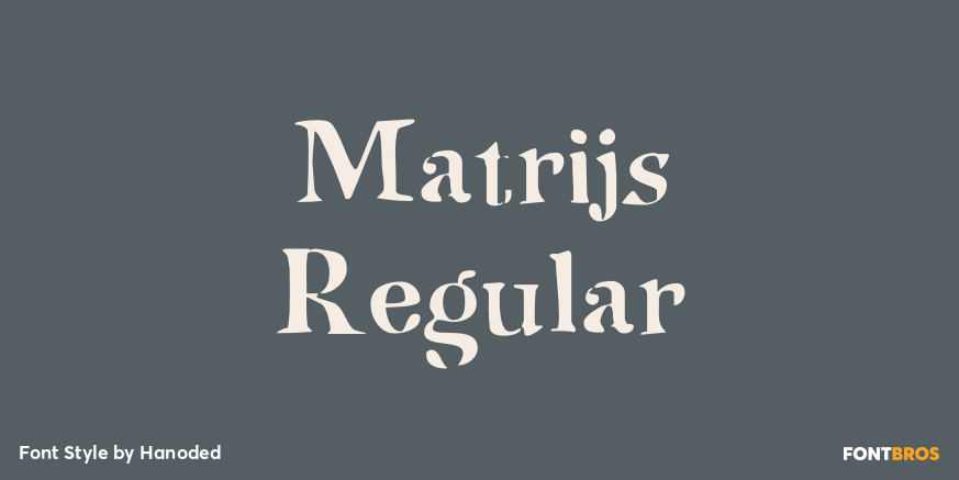 Matrijs Regular Poster