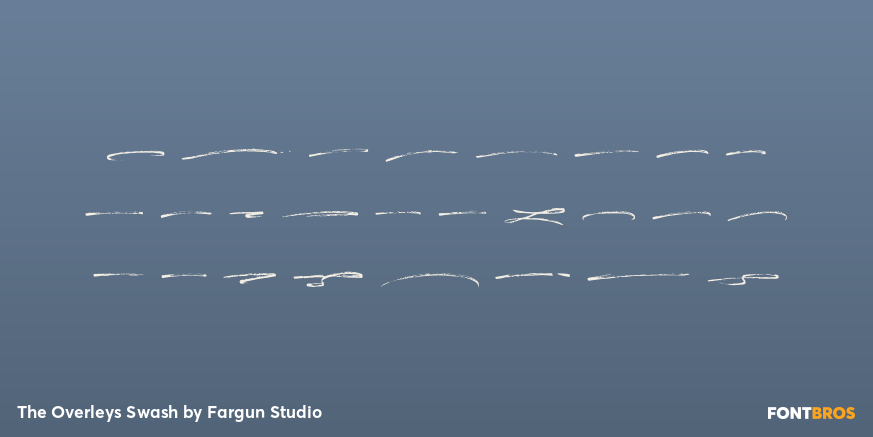 The Overleys Swash Font Poster #3