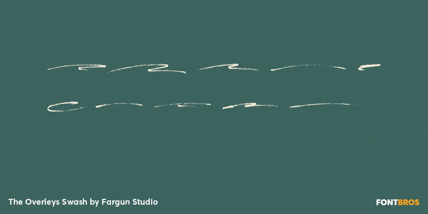 The Overleys Swash Font Poster #4