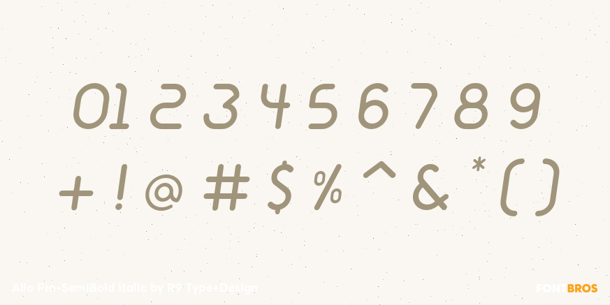 Alio Pro-SemiBold Italic Font Poster #4
