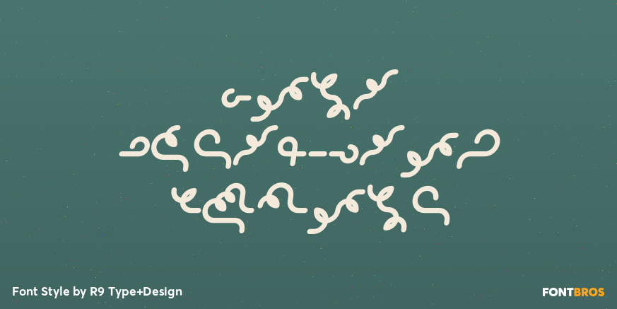 Alio Decor-Bold Italic Font Poster #1