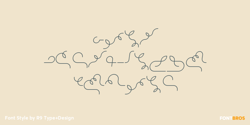 Alio Decor-Light Italic Font Poster #1