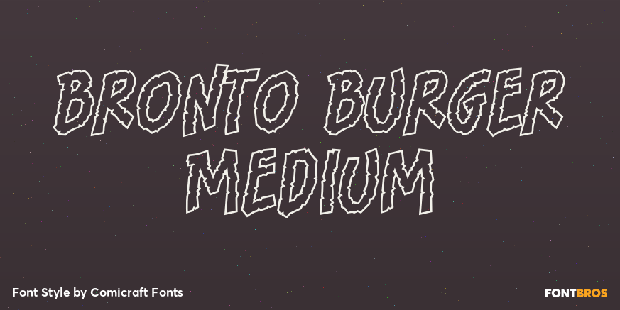 Bronto Burger Medium Poster
