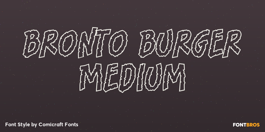 Bronto Burger Medium Poster