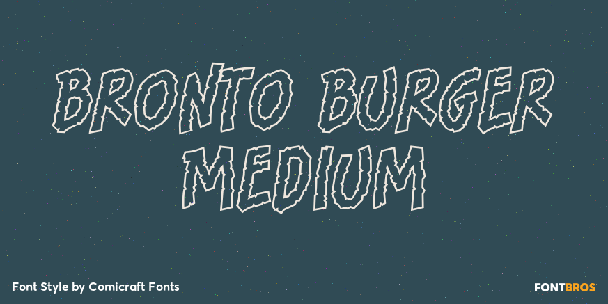 Bronto Burger Medium Poster