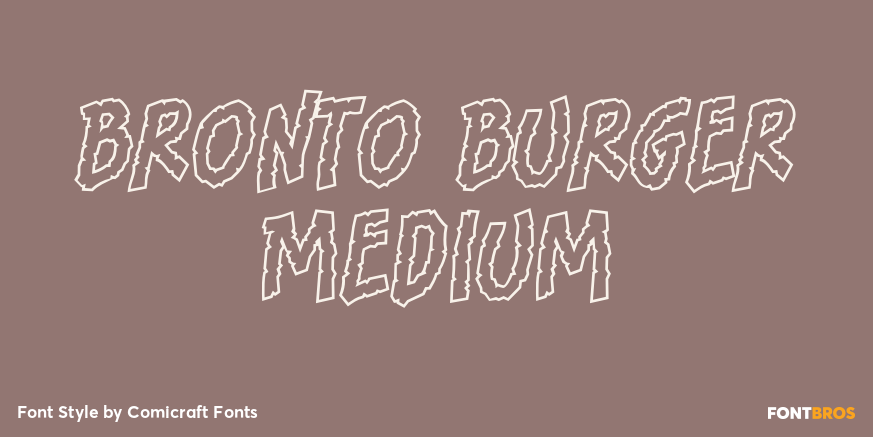 Bronto Burger Medium Poster