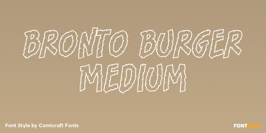 Bronto Burger Medium Poster