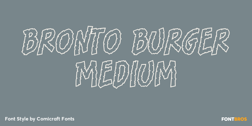 Bronto Burger Medium Poster