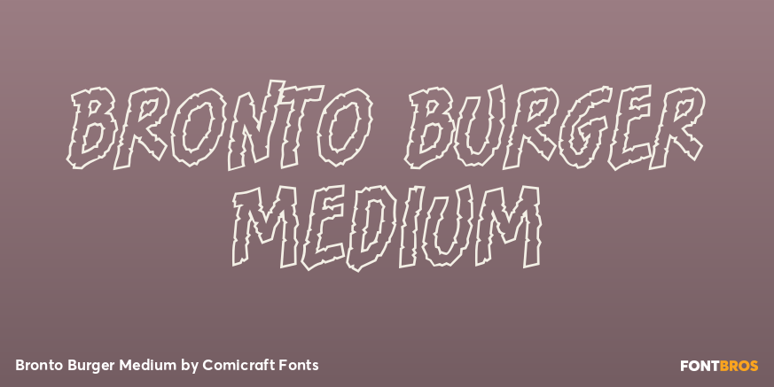 Bronto Burger Medium Poster