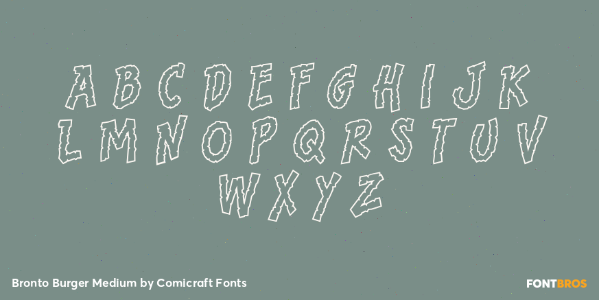 Bronto Burger Medium Font Poster #1