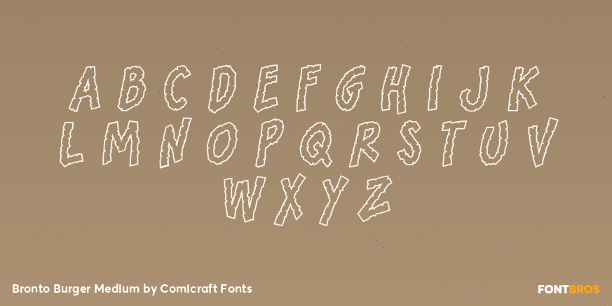 Bronto Burger Medium Font Poster #1
