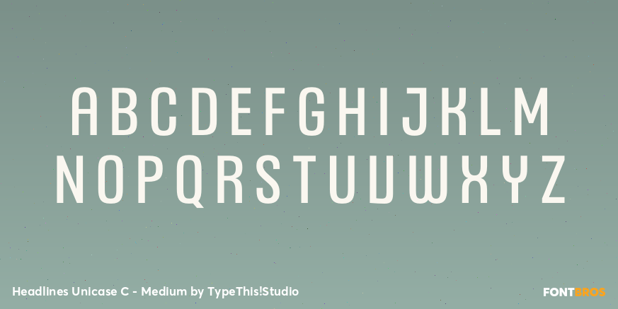 Headlines Unicase C - Medium Font Poster #2