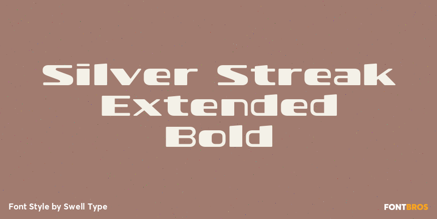 Silver Streak Extended Bold Poster