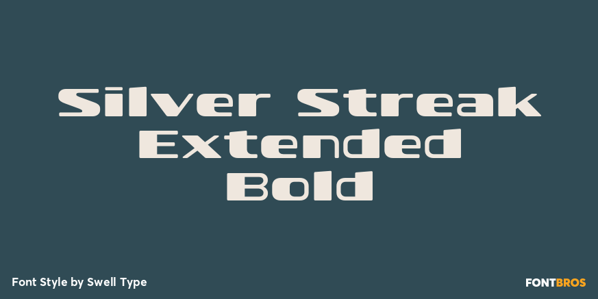 Silver Streak Extended Bold Poster