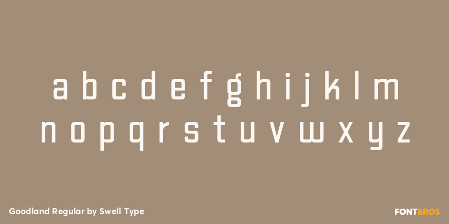 Goodland Regular Font Poster #3