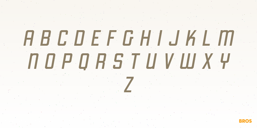 Goodland Italic Font Poster #2