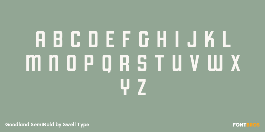 Goodland SemiBold Font Poster #2