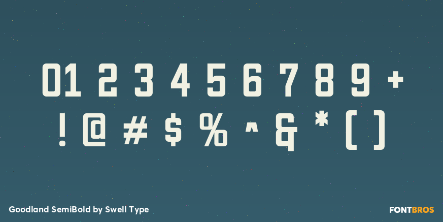 Goodland SemiBold Font Poster #4