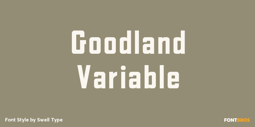 Goodland Variable Poster