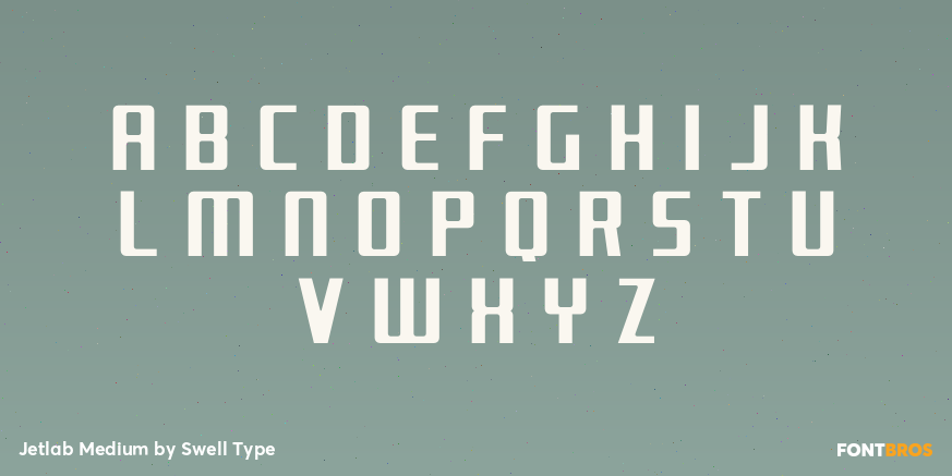 Jetlab Medium Font Poster #2