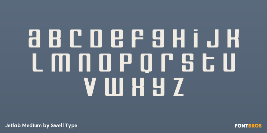 Jetlab Medium Font Poster #3