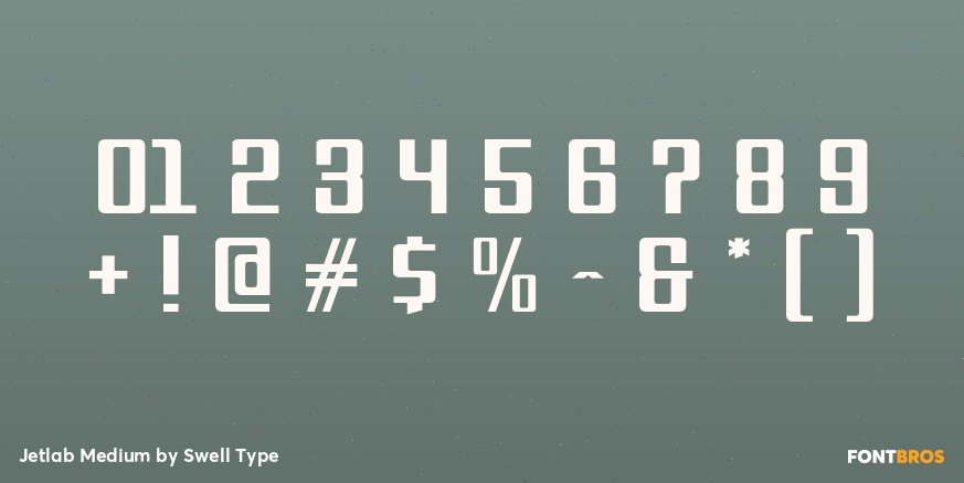 Jetlab Medium Font Poster #4