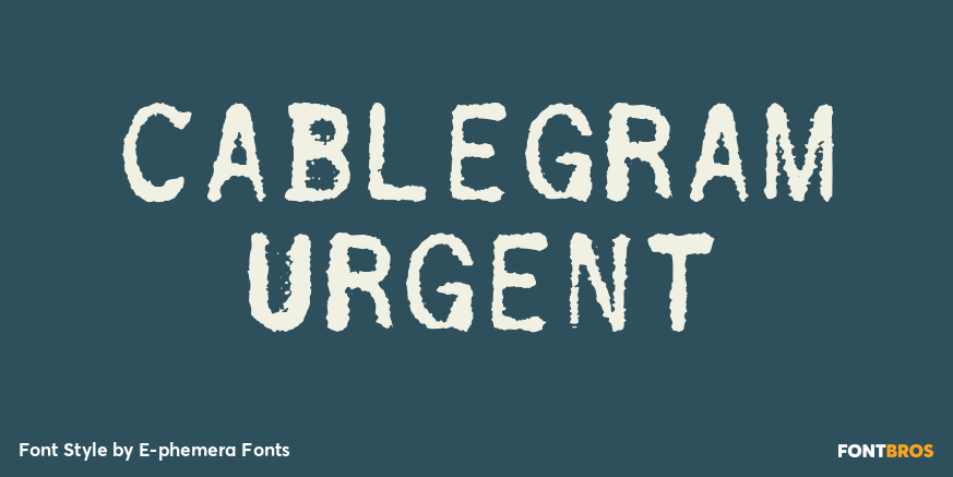 Cablegram Urgent Poster