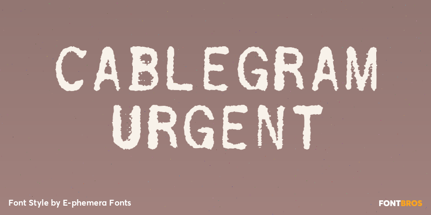Cablegram Urgent Poster
