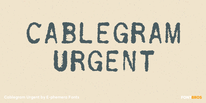 Cablegram Urgent Poster