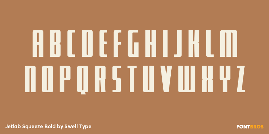 Jetlab Squeeze Bold Font Poster #1