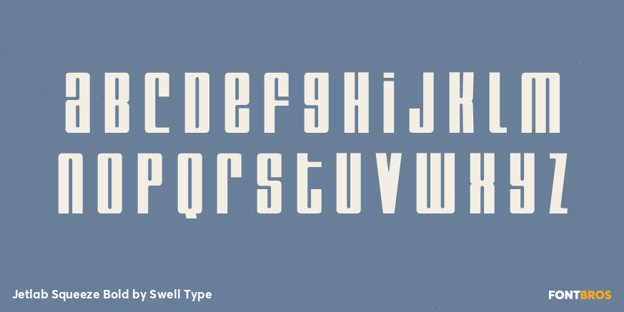 Jetlab Squeeze Bold Font Poster #1