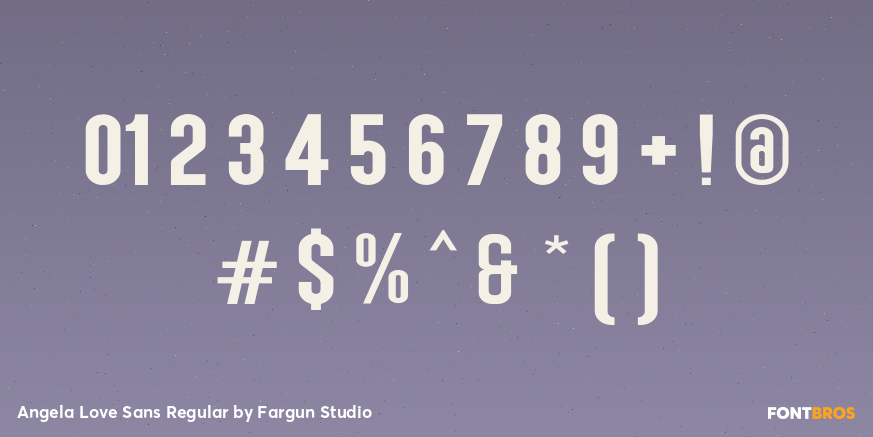 Angela Love Sans Regular Font Poster #4