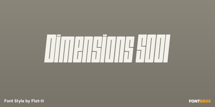 Dimensions 500I Poster