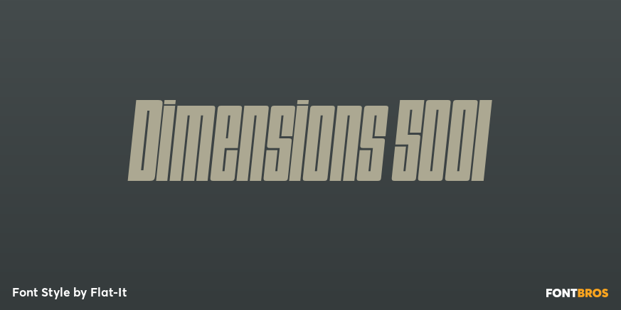 Dimensions 500I Poster