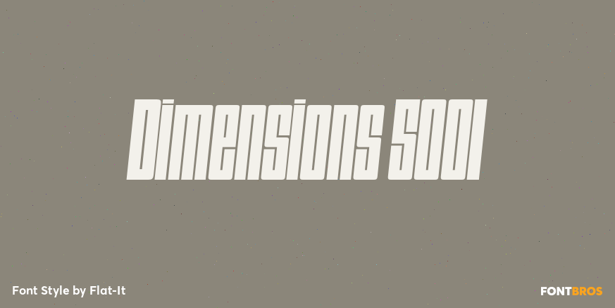 Dimensions 500I Poster