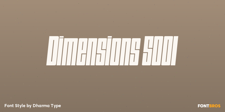Dimensions 500I Poster