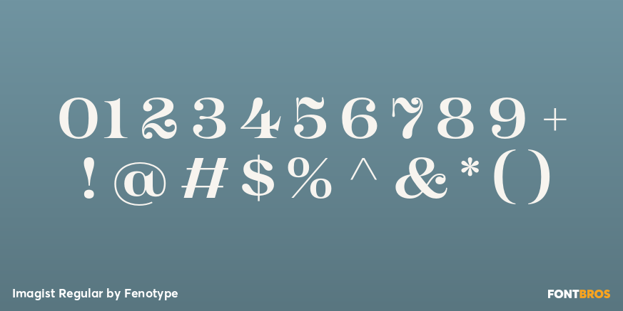 Imagist Regular Font Poster #4