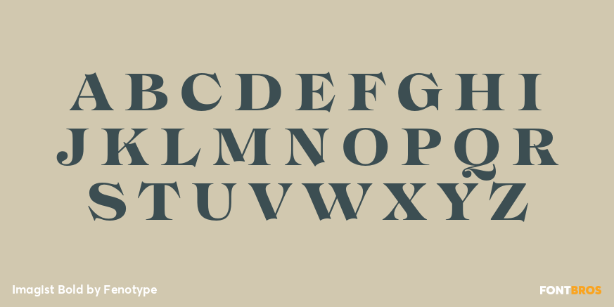 Imagist Bold Font Poster #1