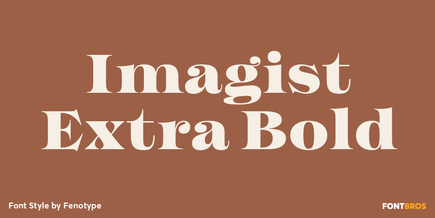 Imagist Extra Bold Poster