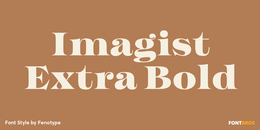 Imagist Extra Bold Poster