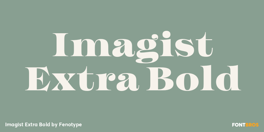 Imagist Extra Bold Poster