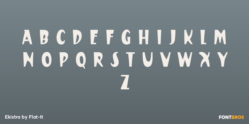 Ekistra Font Poster #1