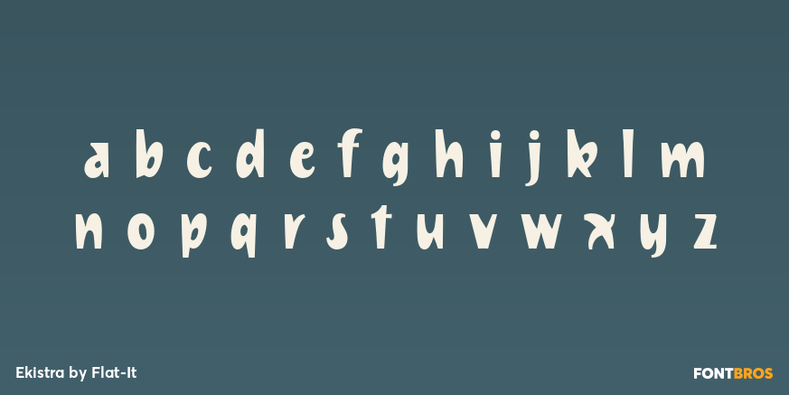 Ekistra Font Poster #1