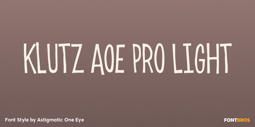 Klutz AOE Pro Light Poster